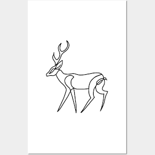 Deer Posters and Art